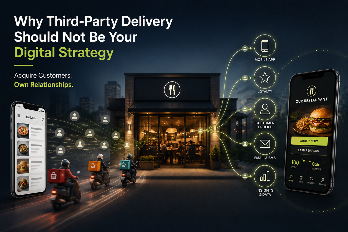 Why Third-Party Delivery Should Not Be Your Restaurant's Digital Strategy