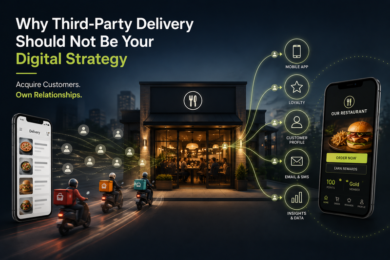 Why Third-Party Delivery Should Not Be Your Restaurant's Digital Strategy
