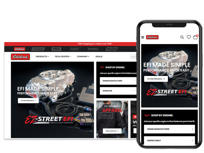Edelbrock Magento B2C eCommerce Transformation