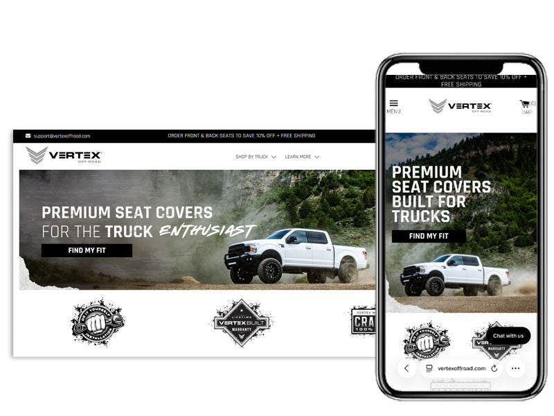 Vertex Offroad Shopify Fitment & CRO Redesign