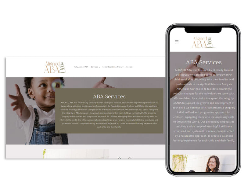 Aligned ABA Building a Website That Better Reflected the Business Behind the Brand