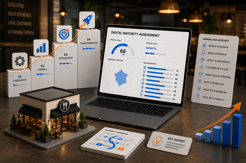 Restaurant Digital Maturity Assessment: Is Your Brand Built for the Next Stage of Growth?