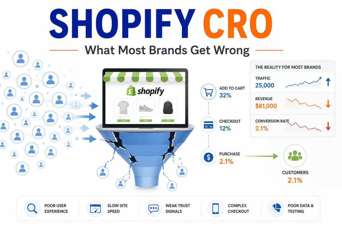 Shopify Conversion Rate Optimization: What Most Brands Get Wrong