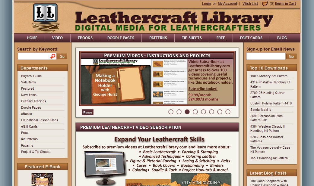 tandy leathercraft library