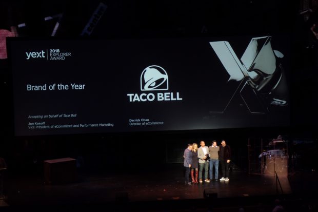 ONWARD 2018 Taco Bell Brand Award